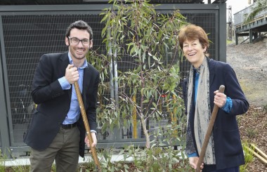 Ed Cotter and Jackie Fristacky