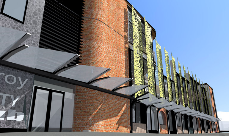 Concept design for the 6 Star Green Star North Fitzroy Hub