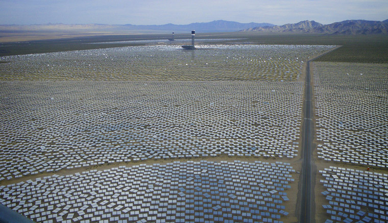 Solar power in California – good luck finding space for this in Japan.