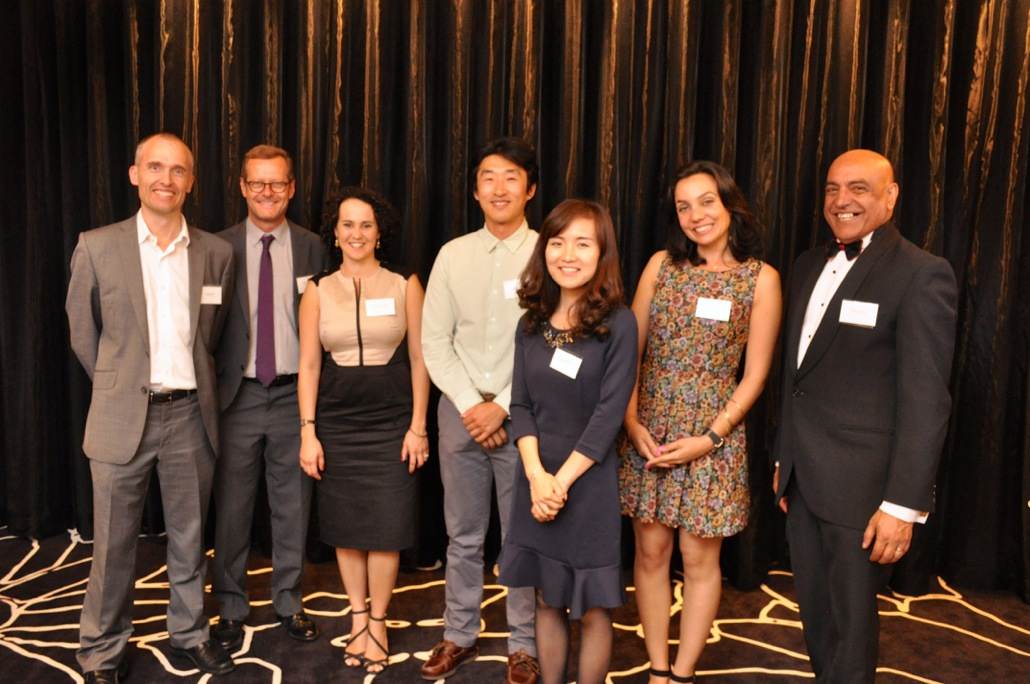IEQ Lab Team from L to R: Craig Rousssac, Prof Richard de Dear, Dr Christhina Candido, Dr Jungsoo Kim, Jessica (Fan) Zhang, Renata de Vecchi and Ashak Nathwani