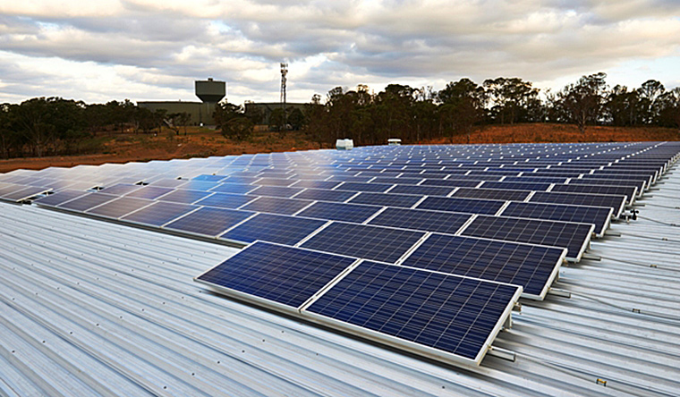 Australand's solar PV installation on CH2 at Eastern Creek