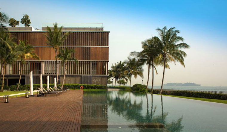 Kerry Hill Architects' Seven Palms Sentosa Cove. Image: Albert Lim