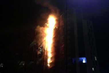 The Lacrosse Apartments fire at Docklands, Melbourne