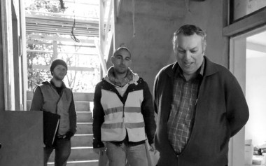 Joe Bordonaro (right) onsite at Artisan.