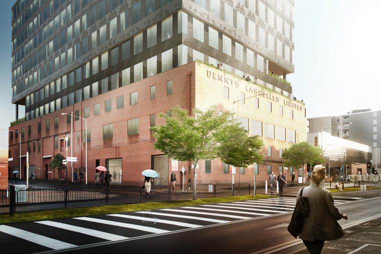 An artist's impression of 20 Brougham Street in Geelong.