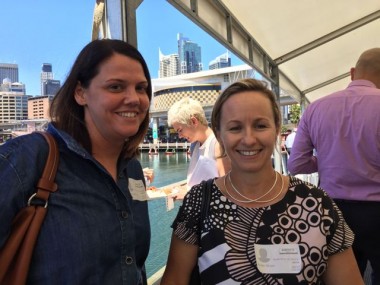 Celia Cavanagh-Downs of Melbourne based interior design company PTID (left) and Kirsten brown of HermanMiller