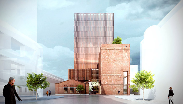 Artist's impression of the Northumberland development. Image: Grocon