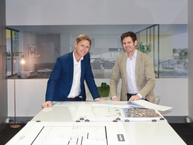 (L-R): Yolk directors Tao Bourton and Pete Adams