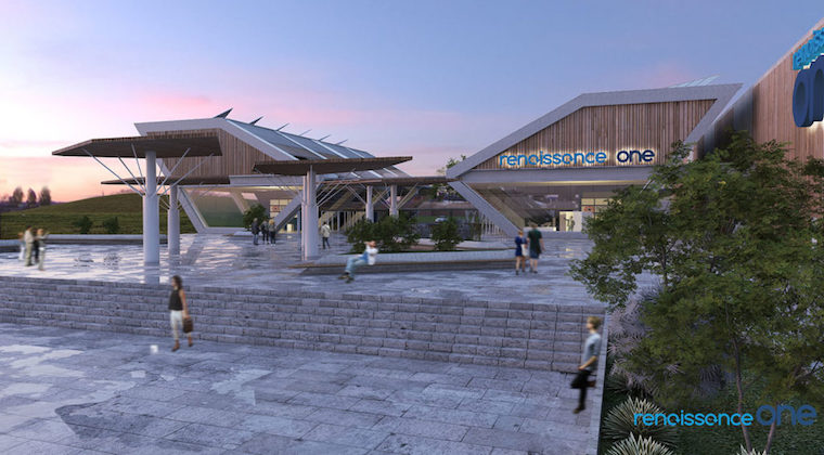 Artist impression of Energy Renaissance's lithium-ion battery factory in Darwin