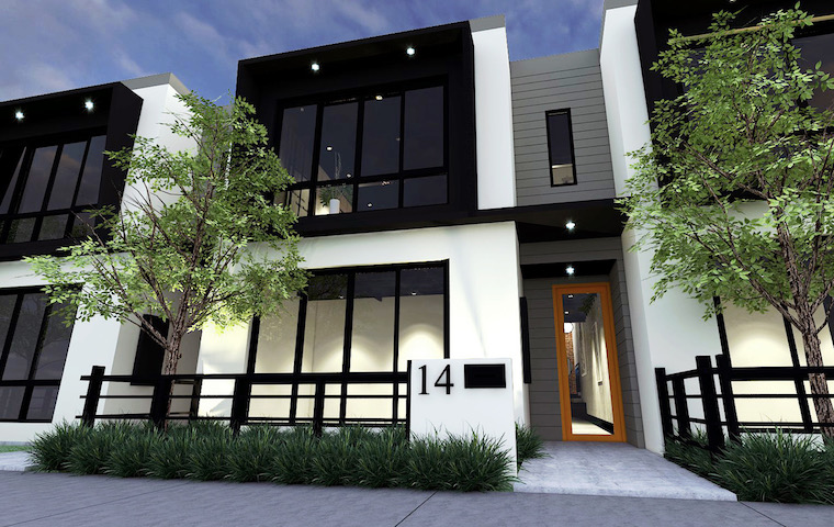 illustration of new Perth development the amble