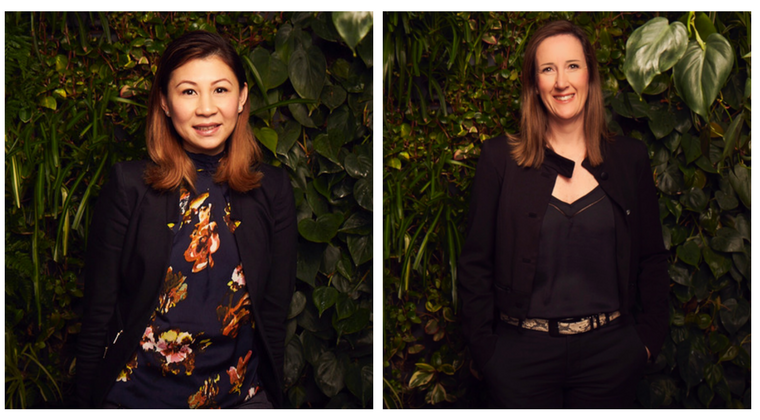 new hires for Australian ethical, Australian ethical Quyen Dam, Joanne Robb pictured