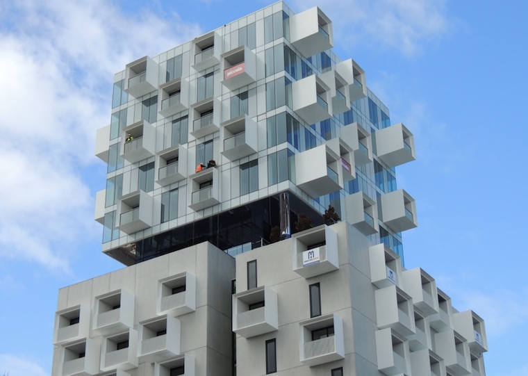 apartments against sky