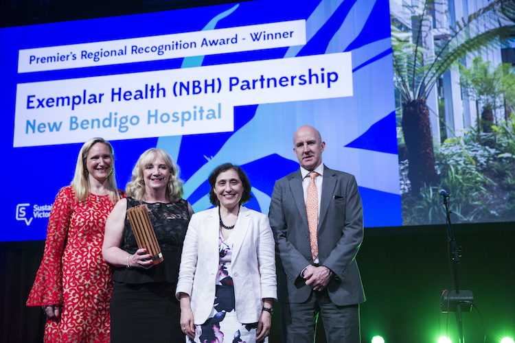 Bendigo hospital Victorian Premier’s Sustainability Awards 2017