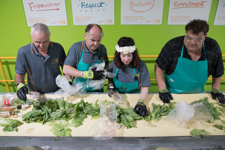 Vicinity recycling system war on waste