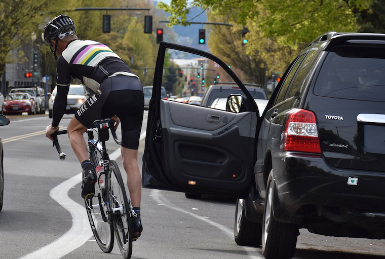 cyclist bike dooming