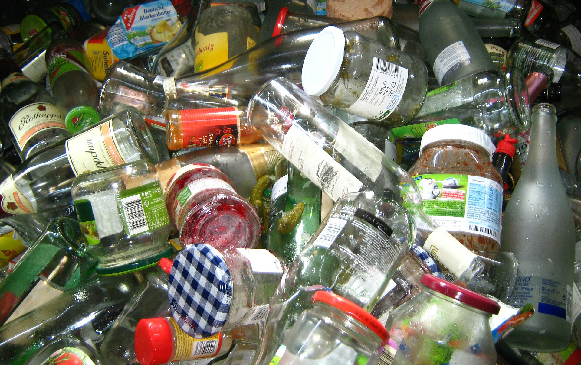 glass recycling waste