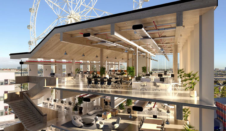 Woodwork office building to be built in Docklands, Melbourne.