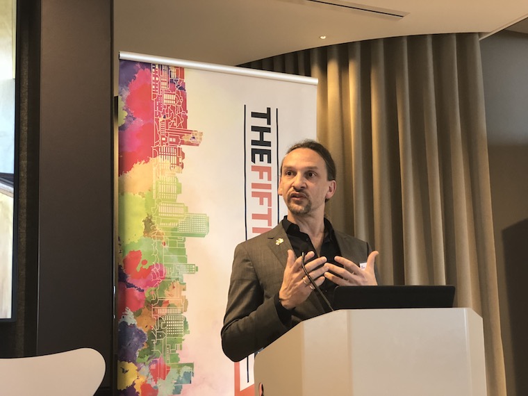 Jefa Greenaway speaking at Tomorrowland 18