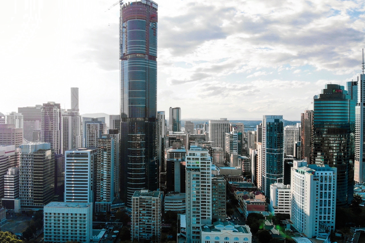 Brisbane cityscape climate change action