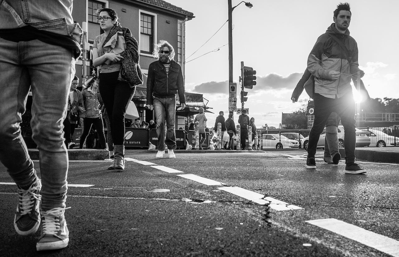 newtown enmore street crowd