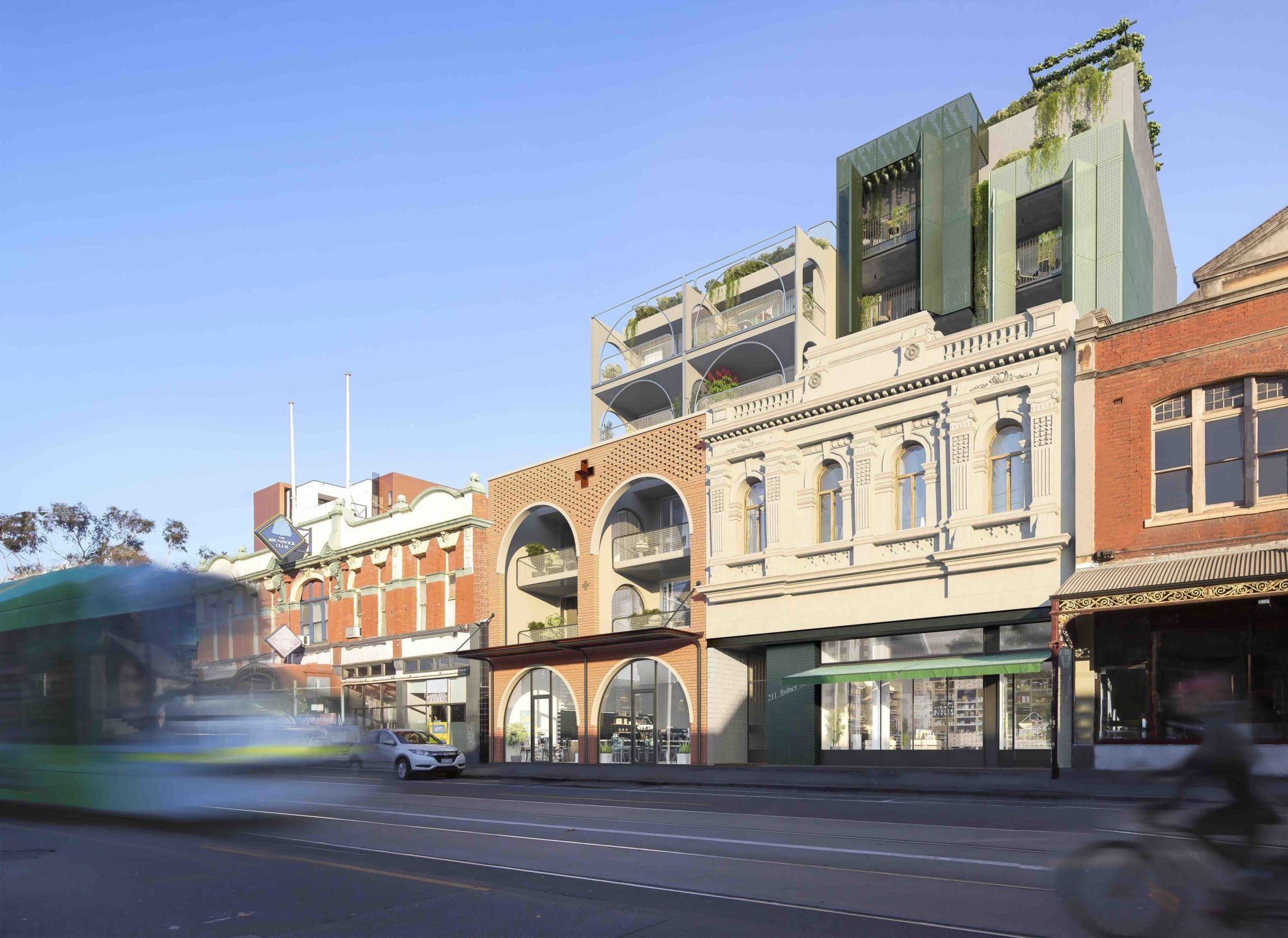 A photograph of Sydney Rd