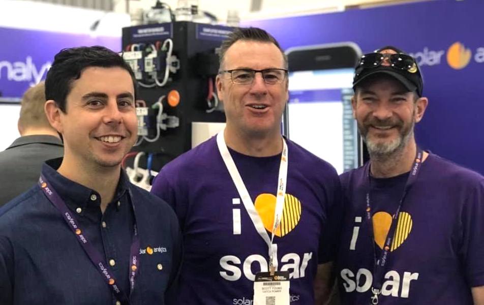 Photograph of the Solar Analytics team