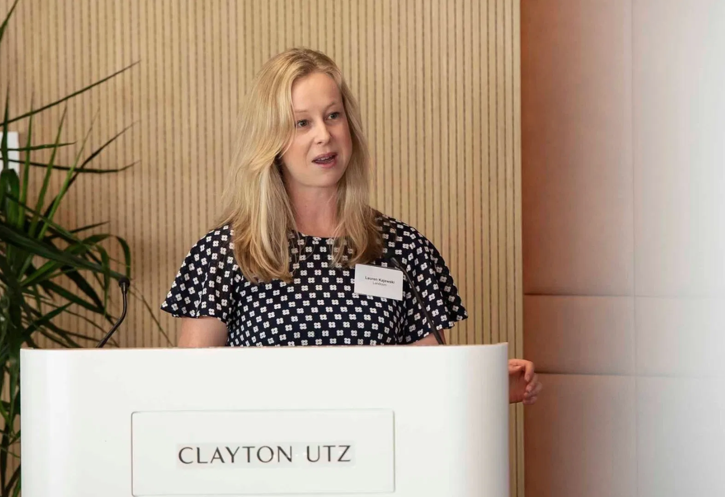 Lauren Kajewski, director of sustainability & learning at Landcom