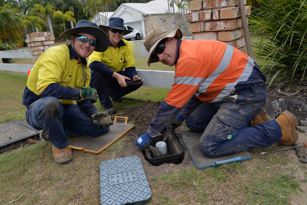 installing smart water meters