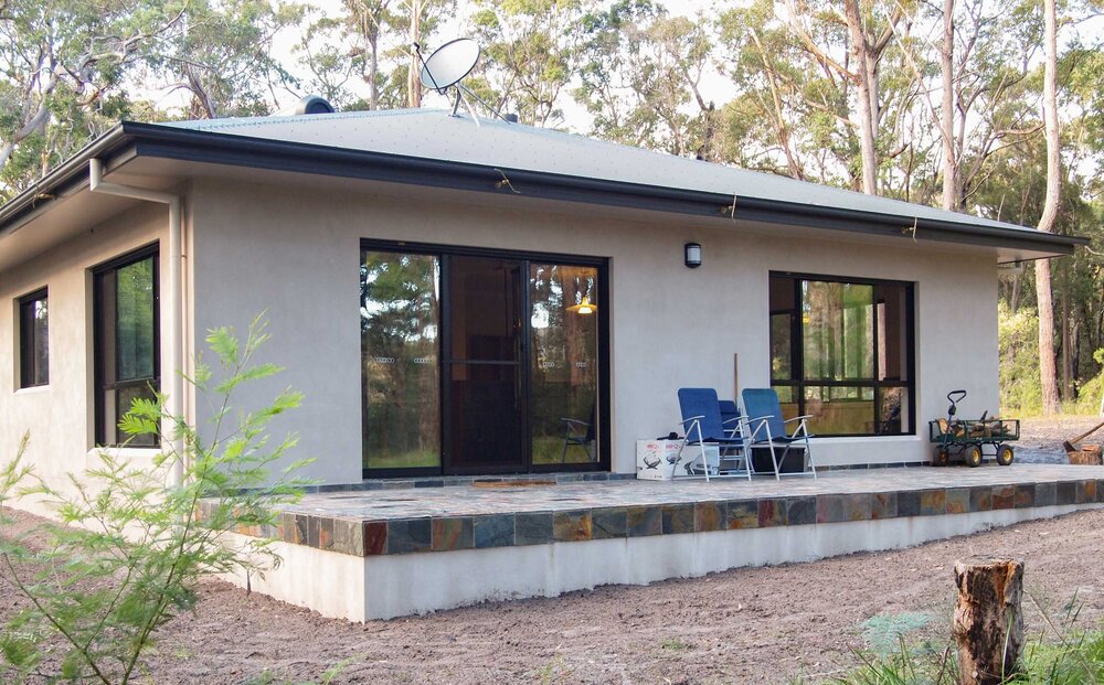 concrete outdoor deck