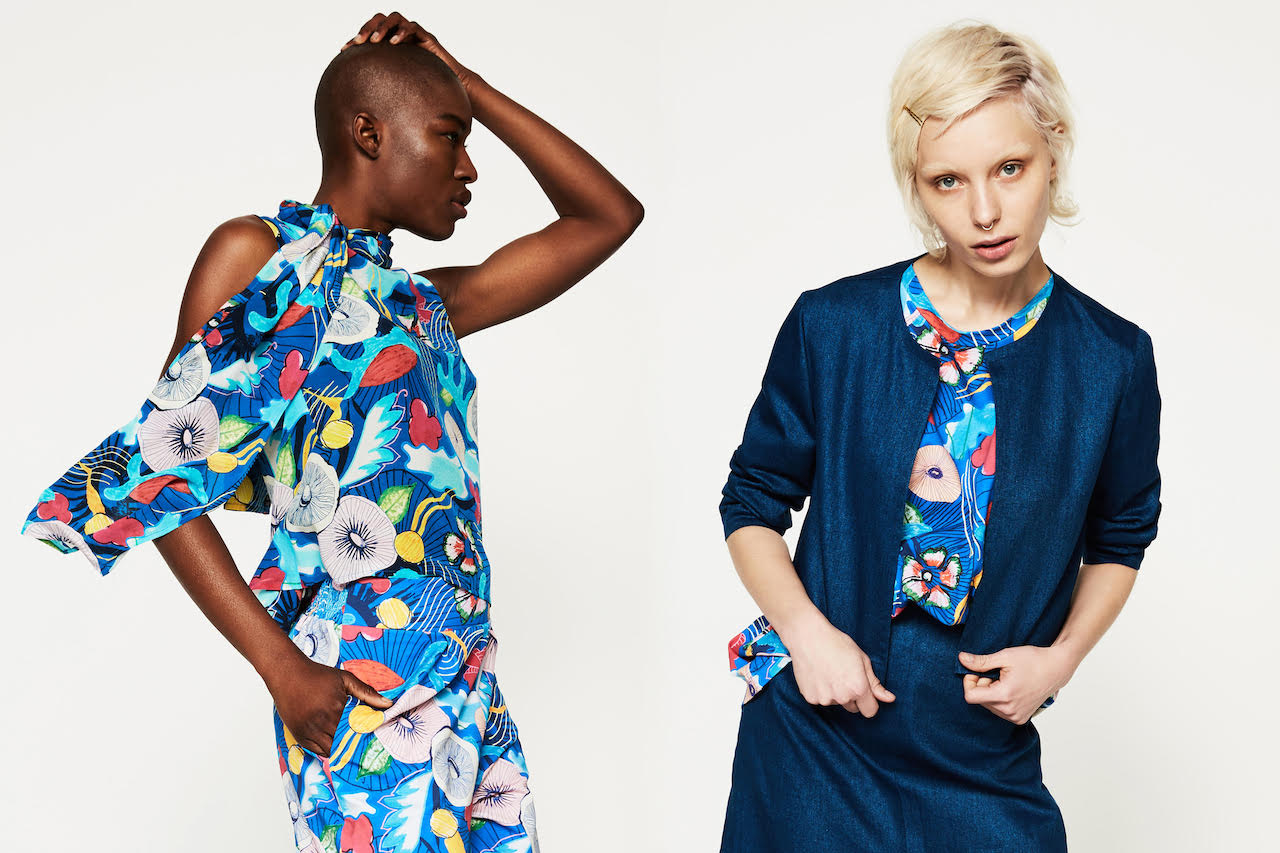 two women in sustainable clothing