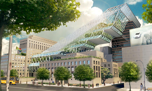 urban farming illustration