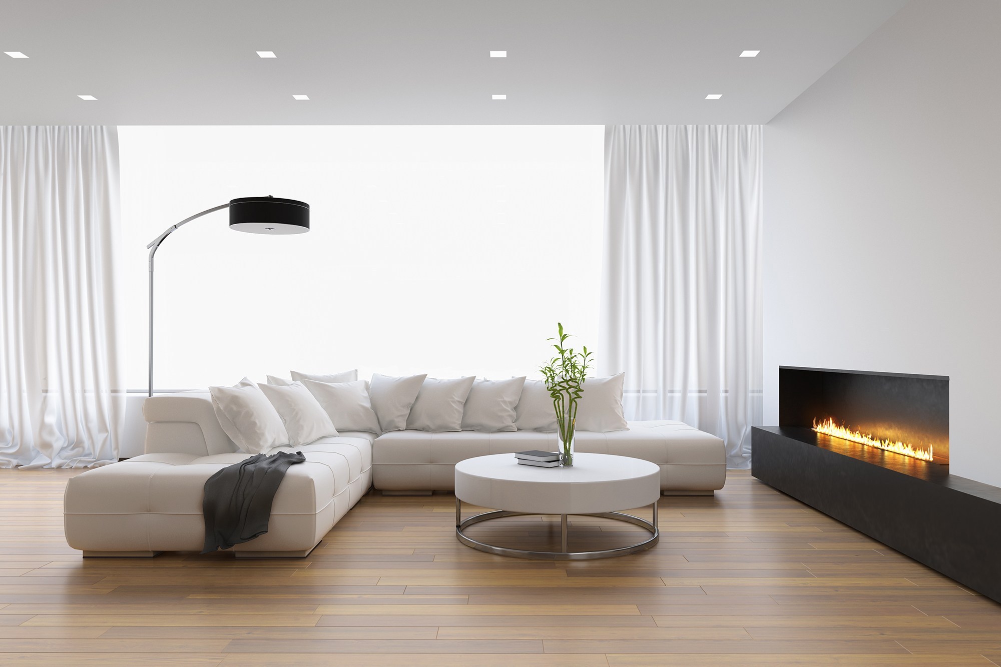 gas heater living room