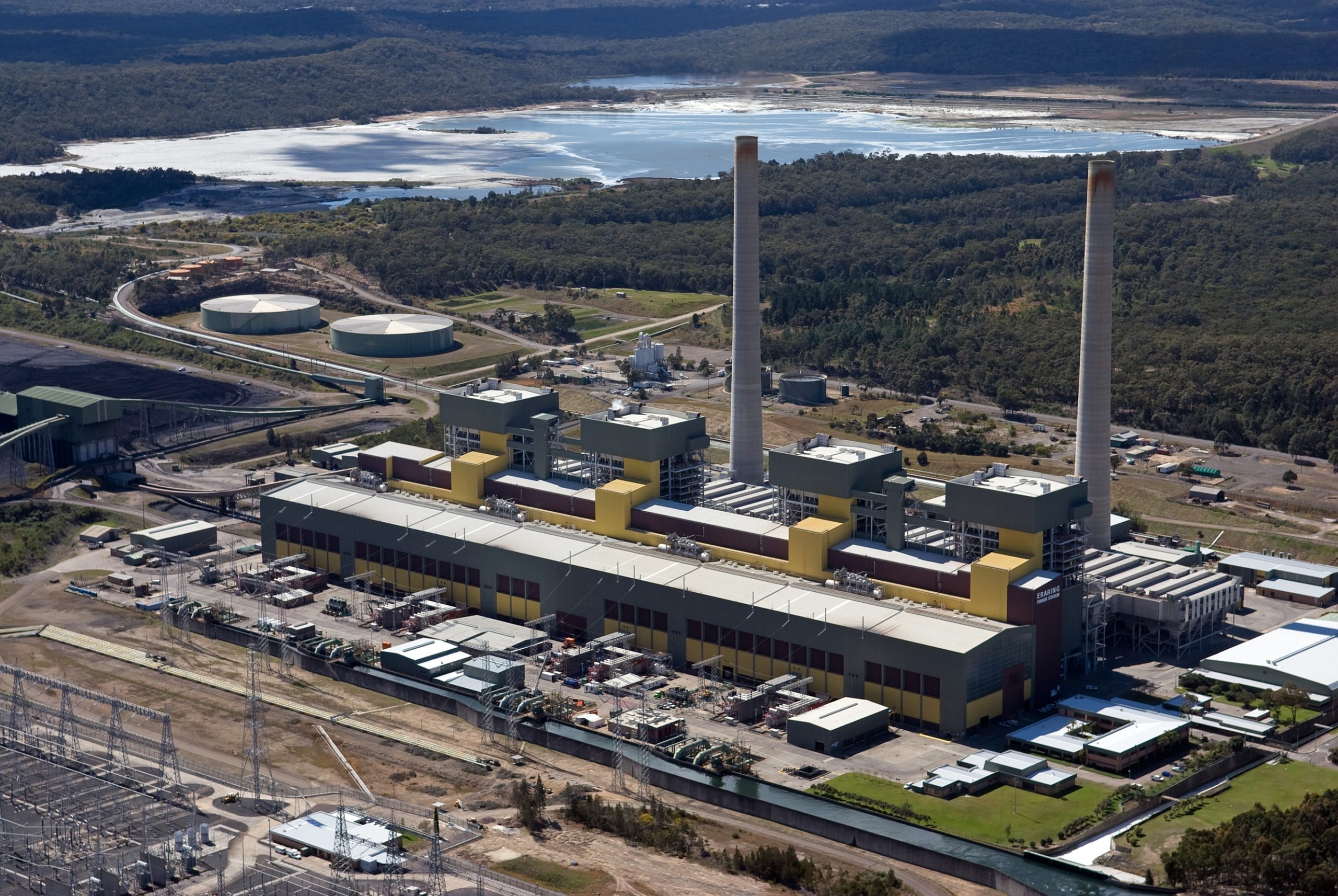 Eraring power station is a black coal-fired power station on the shores of Lake Macquarie