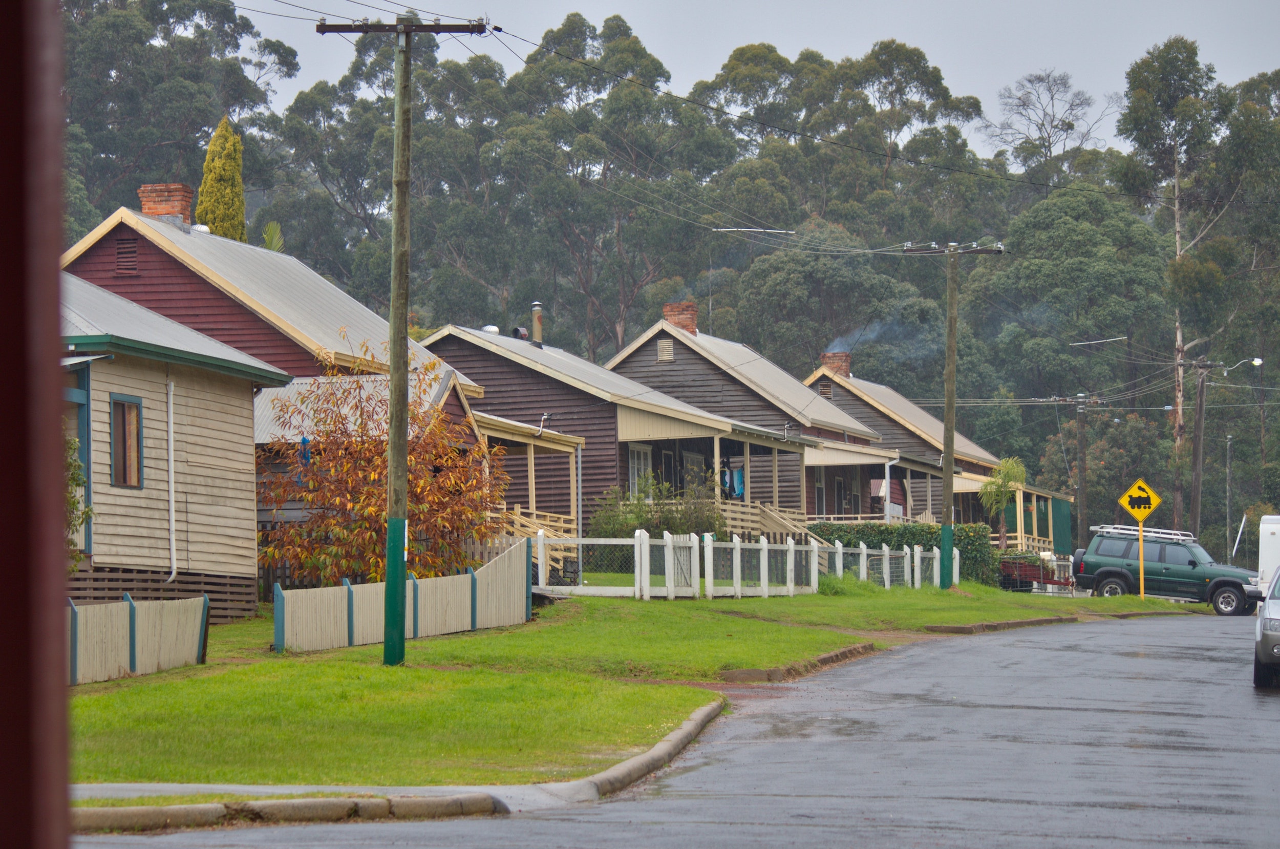 houses on street