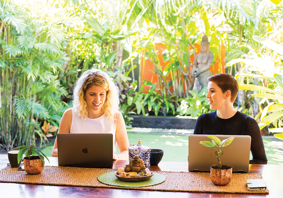 Coreo co-founders and sisters Jaine Morris and Ashleigh Morris