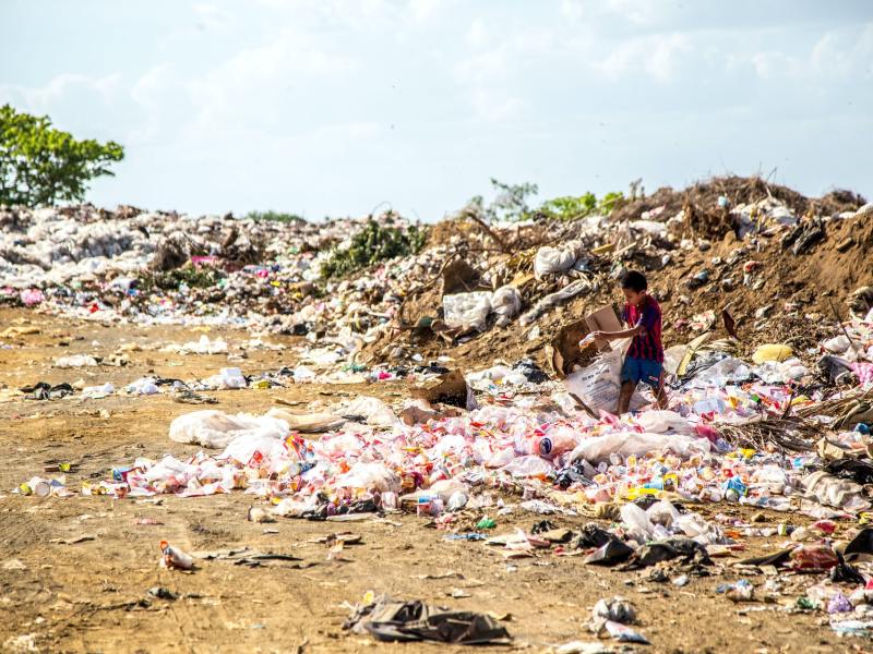 Rubbish dump in Nicaragua. Photo by Hermes Rivera