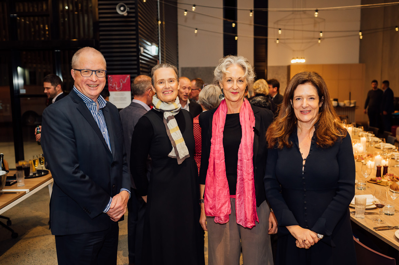 L-R: Malcolm Snow, Catherine Townsend, Dr Elizabeth Farrelly, and Catherine Carter