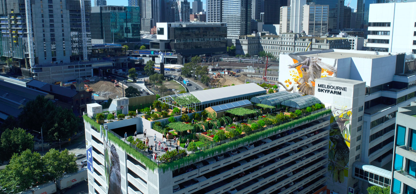 Sky Farm rooftop farm Melbourne