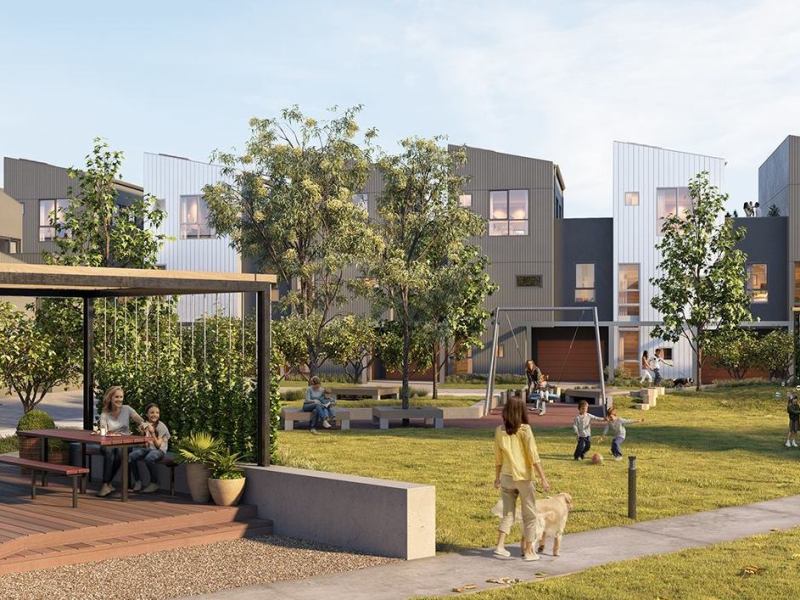 illustration of houses