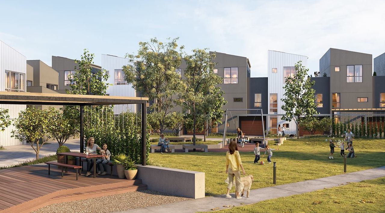 illustration of houses